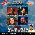 Roast Battle NYC ft: Divya Gunasekaran, Amanda Vasco, Irina Chelidze, Ilya Laskin